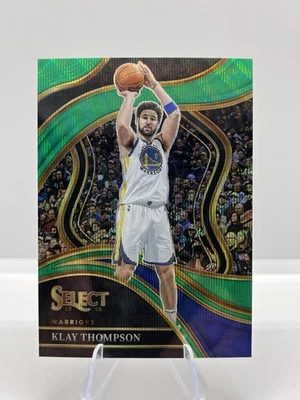 2023-24 Select Klay Thompson Green Wave Prizms Courtside /50 Warriors - Image 1 of 2