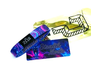 ZOX *STEALTH MODE* Silber Single Large Goldie Armband mit Karte Panther - Bild 1 von 3