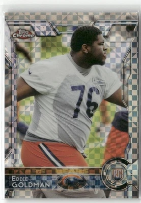2015 Topps Chrome - Rookies Eddie Goldman #160  X-fractor (RC) - Image 1 of 2