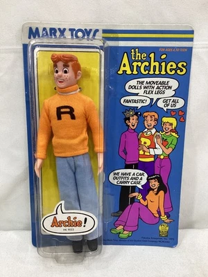 1975 Marx Toys Vintage Archie’s Archie Boneca Selada MOC Figura Cardada FRETE GRÁTIS - Imagem 1 de 4