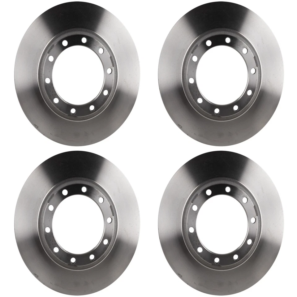 Front & Rear Brake Disc Rotors for Chevy Hino 268 238 258LP Isuzu FTR FVR FXR - Image 1 of 4