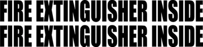 Calcomanía extintor de incendios | PAR | Pegatina tamaño punto | Vinilo DOT MC LLC Semi Comp Foto 1 de 4