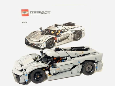 LEGO Technic Koenigsegg Jesko Absolut Gray Hypercar With Manual - Image 1 of 4