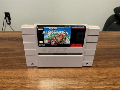 超级马里奥卡丁车(任天堂 SNES,1992 年)仅含购物车 — 第 1/3 张图片