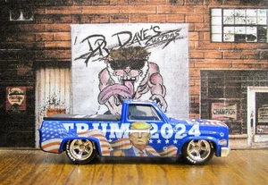 Dr Dave's Customs, Hot Wheels '83 Chevy Silverado, TRUMP / MAGA / USA, C4203 - Bild 1 von 5