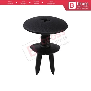 Retenedor de rejilla 10 piezas negro para Audi VW 1H0819055C01C - Imagen 1 de 4