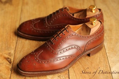 Church's Chetwynd Brown Leather Oxford Brogue Shoes Men's UK 8 F US 9 EU 42 - Image 1 of 4