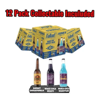 Fallout x Jones Soda Co - Vault-Tec Supply Pack Costco Exclusive - 12 pack