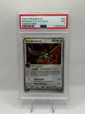 POKEMON AERODACTYL EX SANDSTORM 94 PSA 7 INVEST REGRADE - Image 1 of 2