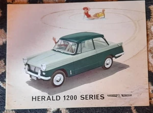 TRIUMPH HERALD 1200 SERIES, STANDARD TRIUMPH BROCHURE. - Picture 1 of 2