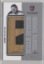 2018 Leaf ITG Stickwork Game Used Goalie Stick Silver /7 Gilles Villemure
