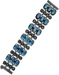 Ralph Lauren Women's Napa Valley Multi Shape Faceted Stones-One Size-Blue/Black - Picture 1 of 1