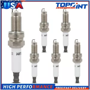 6x Iridium Spark Plugs For 2004-2006&2008-2009 Audi TT Quattro 3.2L V6 - Picture 1 of 6