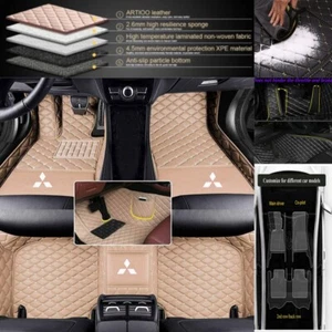 For Mitsubishi Eclipse 2006-2021 Car Floor Mats Custom Waterproof Auto Carpets - Picture 1 of 24