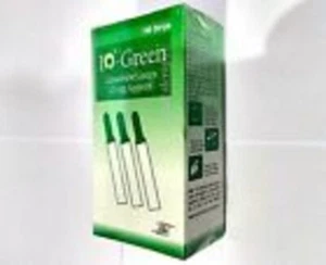 2 x Lissamine Green 1.5mg GREEN TOUCH Strips Ophthalmic Sterile 100 Box - Picture 1 of 3