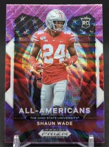 Shaun Wade 2021 Prizm Draft Picks RC Collegiate #191 Purple Wave Ohio State - Picture 1 of 2