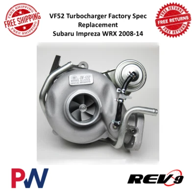 Turbocompresor Rev9 VF52 repuesto de fábrica para Subaru Impreza WRX 2008-2014 Foto 1 de 4