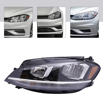 For 2018-2020 Volkswagen Golf & GTI Halogen Headlight Left Driver Side Head Lamp - Image 1 of 4