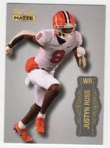 JUSTYN ROSS RC 2022 Wild Card White Matte ROOKIE #66 Chiefs NFL  ID:41033