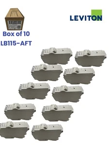 10PCS Leviton LB115-AFT 15A 1-Pole Plug-On AFCI Circuit Breakers UL Listed NEW - Picture 1 of 11