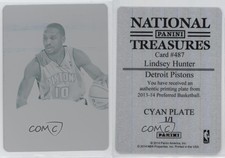 2013-14 Panini Preferred NBA Pride Printing Plate Cyan 1/1 Lindsey Hunter #487