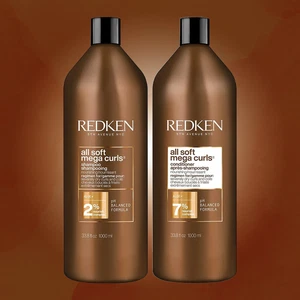 REDKEN All Soft Mega Curls Shampoo&Conditioner 33.8oz DUO(CHOOSE YOURS)