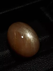 Huge natural star Sapphire cabochon - loose yellow Sapphire gemstone 19.40 CTS - Bild 1 von 10