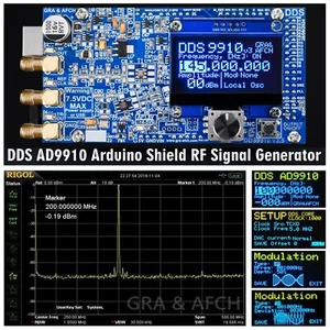 Tarcza DDS AD9910 v3.5 z generatorem sygnału RF Arduino AM/FM/SWEEP - Zdjęcie 1 z 14