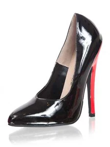 Zapato de corte con tacón rojo - Imagen 1 de 12