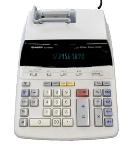 SHARP EL-2192RII business desktop printing calculator, adding machine - Picture 1 of 3