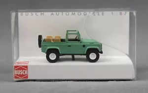 BUSCH 54391 H0,1:87 Land Rover Defender 90 offen, Grün FORMNEUHEIT 2025! - Bild 1 von 6