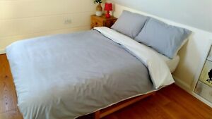 Single, Double, King Size Duvet Cover with Continuous ZIP Closure on THREE SIDES