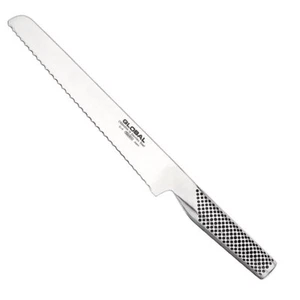 Global 22cm Bread Knife Stainless Steel Blade Kitchen Serrated Edge Cutlery - Picture 1 of 2