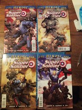 Steve Rogers Super Soldier 1 2 3 4 Marvel Comics 2010 Complete Set