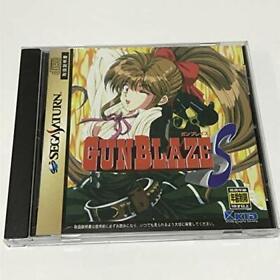 GunBlaze S Sega Saturn SS Kid Used Japan RolePlaying Boxed Tetsed Working 1998