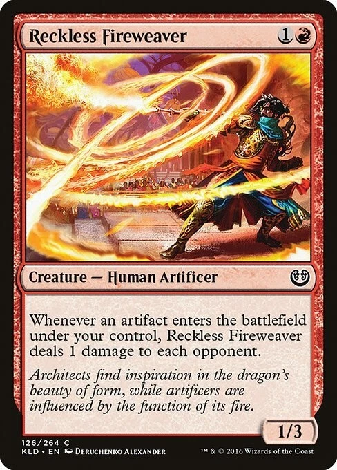 Reckless Fireweaver 1x MtG Kaladesh SP/NM Foto 1 de 1