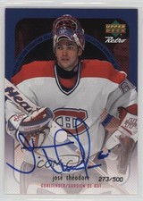 1999-00 Upper Deck Retro McDonald's Signature Collection /500 Jose Theodore Auto