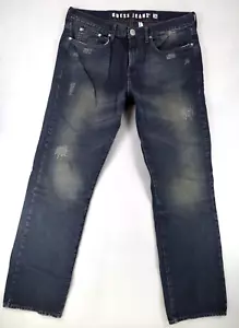 Guess Jeans Lincoln Slim Straight Herren 36x32 Dark Denim getönt TOP - Bild 1 von 9