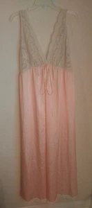Lucie Ann Maxi Nachthemd Damen 1x / XL Beverly Hills Spitze Schlupfkleid Babydoll - Bild 1 von 9