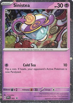 Sinistea - Promo SV: Scarlet & Violet Promo Cards 062 NM Holo - Image 1 of 2
