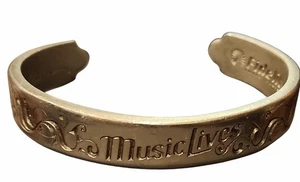 Paul McCartney Fidelity Investment Musik lebt Zinn Armreif Armband - Bild 1 von 3