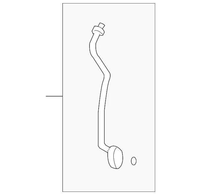 Подлинный Honda 2003-2011 Honda элемент - труба B приемник 80342-SCV-A02 - Изображение 1 из 3