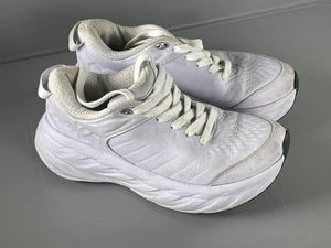 Scarpe HOKA ONE ONE Bondi SR donna taglia 6,5 pelle bianca antiscivolo infermieristica - Foto 1 di 13