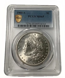 1901-S 1 $ Morgan Dollar PCGS MS65 - Bild 1 von 2