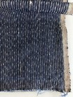 Authentic Antique Japanese Indigo  Kasuri Boro Textile Fabric 41" x 13.5"