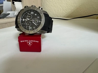 RELOJ CRONÓGRAFO SWISS LEGEND COMMANDER 20067 Gun metal para hombre Foto 1 de 4