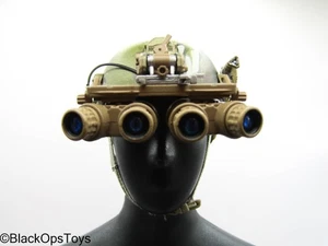 1/6 Scale Toy SMU Tier 1 Delta Force CST - Hydro Dip Camo Helmet w/NVG Set - Picture 1 of 10