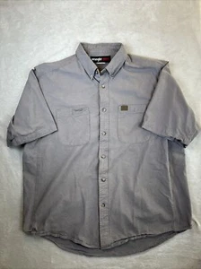 Wrangler Herren Hemd Riggs Rip-Stop Workwear Knopfkragen Kurzarm 2-Pocket - Bild 1 von 7