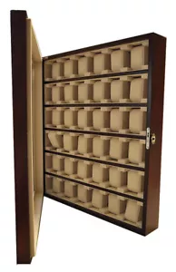 Uhrenhuette Wandvitrine 36 Vitrine für Uhren Farbe Braun No.7 - Bild 1 von 1