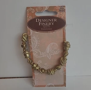 Schmuck Abstandshalter 11 Stück goldfarben Metall von Designer Finery DIY - Bild 1 von 7